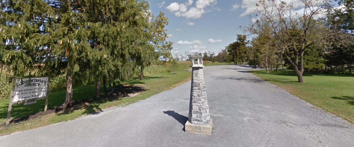 Calvary church entrance